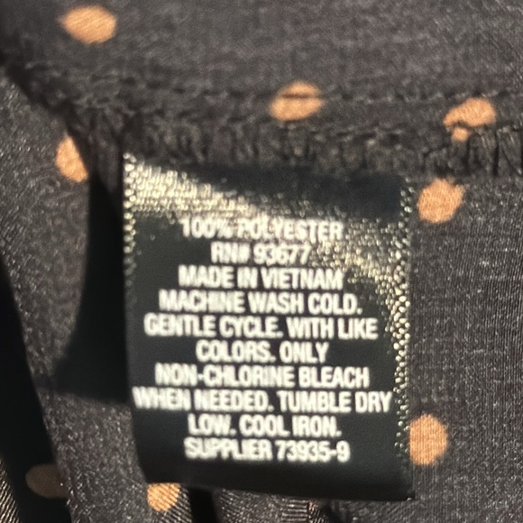 WORTHINGTON™️ Women's Size LP Black 'ADDY' High Neck Bow Blouse - Picture 11 of 15